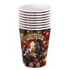 Papírové kelímky Scary Clown 6ks