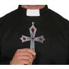 Náhrdelník - gotický kříž 21cm