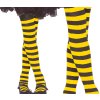 Dětské punčocháče pruhované žluto-černé