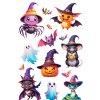 Sada dětských Halloweenských samolepek