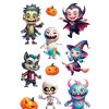 Halloweenské dětské samolepky