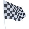 Závodní vlajka s kostkovaným vzorem 45x30 cm