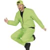 Zelená tepláková souprava - pánský retro kostým 80. léta