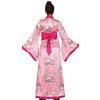 Japonské kimono s páskem - dámský orientální kostým