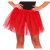 Tylová tutu sukně 40cm - červená