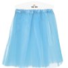 Tylová tutu sukně 40cm - modrá