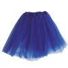 Tylová tutu sukně 40cm - tmavě modrá