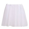 Tylová tutu sukně 40cm - bílá