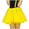 Tylová tutu sukně 40cm - neonově žlutá