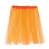 Tylová tutu sukně 40cm - neonově oranžová