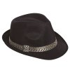 Černý párty klobouk - gangster