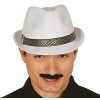 Bílý párty klobouk - gangster