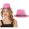 Růžový párty klobouk - gangster