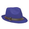 Modrý párty klobouk - gangster