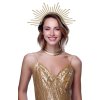 Barokní čelenka - zlatá svatozář