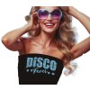 Černý retro top 80-90.léta - Disco Fever