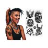 Dočasné falešné tetování - Punk rebel