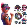 Psychedelic shrooms - párty sada falešných tetování