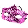 Růžová karnevalová maska - designová
