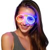 Svítící neonové párty brýle