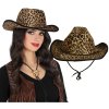 Klobouk kovbojský - leopardí vzor