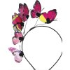 Čelenka s motýly - růžová