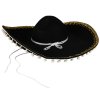 Mexické sombréro - černé