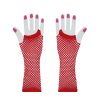 Síťované rukavice červené