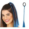 Modré copánky do vlasů - 3ks
