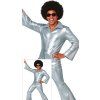 Pánský stříbrný retro kostým 80-90. léta