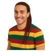 Rasta dredy hnědé 3ks - 60 cm