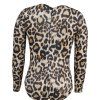 Leopardí body s dlouhým rukávem