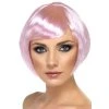 Dámská paruka růžová - mikádo Babe
