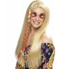 Dlouhá blond hippy paruka