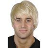 Pánská retro blond paruka s ofinou