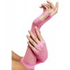 Síťované rukavice růžové