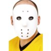 Bílá maska Jason - hokejová