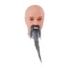 Dlouhý vous s knírem - šedý