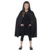 Dětský plášť - černý s kapucou