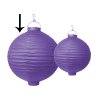 Závěsný svítící lampion - fialový