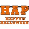 Happy Halloween - girlanda 210cm