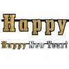 Girlanda - nový rok - Happy New Year!