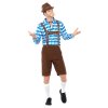 Kostým bavorského muže - modrý
