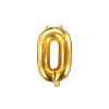 Fóliový balónek číslo 0 - zlatý 35cm