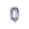 Fóliový balónek písmeno O - stříbrný 35cm