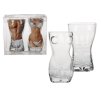 Pivní sklenice 2ks - dámské a pánské tělo 420ml + 370ml