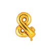 Balónek foliový - & symbol zlatý