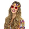 Brýle Hippie lenonky - červené