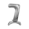 b c standing foil balloon digit 7 silver 74 cm