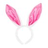 headband rabbit dark pink